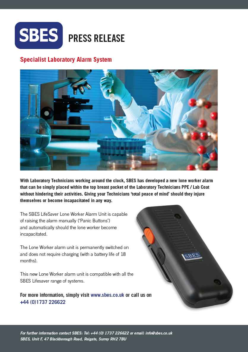 SBES Laboratory Alarm System